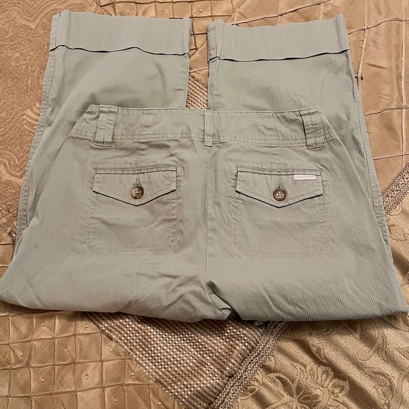 Calvin Klein/women’s light green crop pants, size 2 - Picture 3 of 5